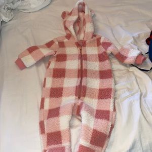 Old navy Sherpa one-piece - 6-12 months